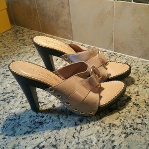 YSL Suede Mules
